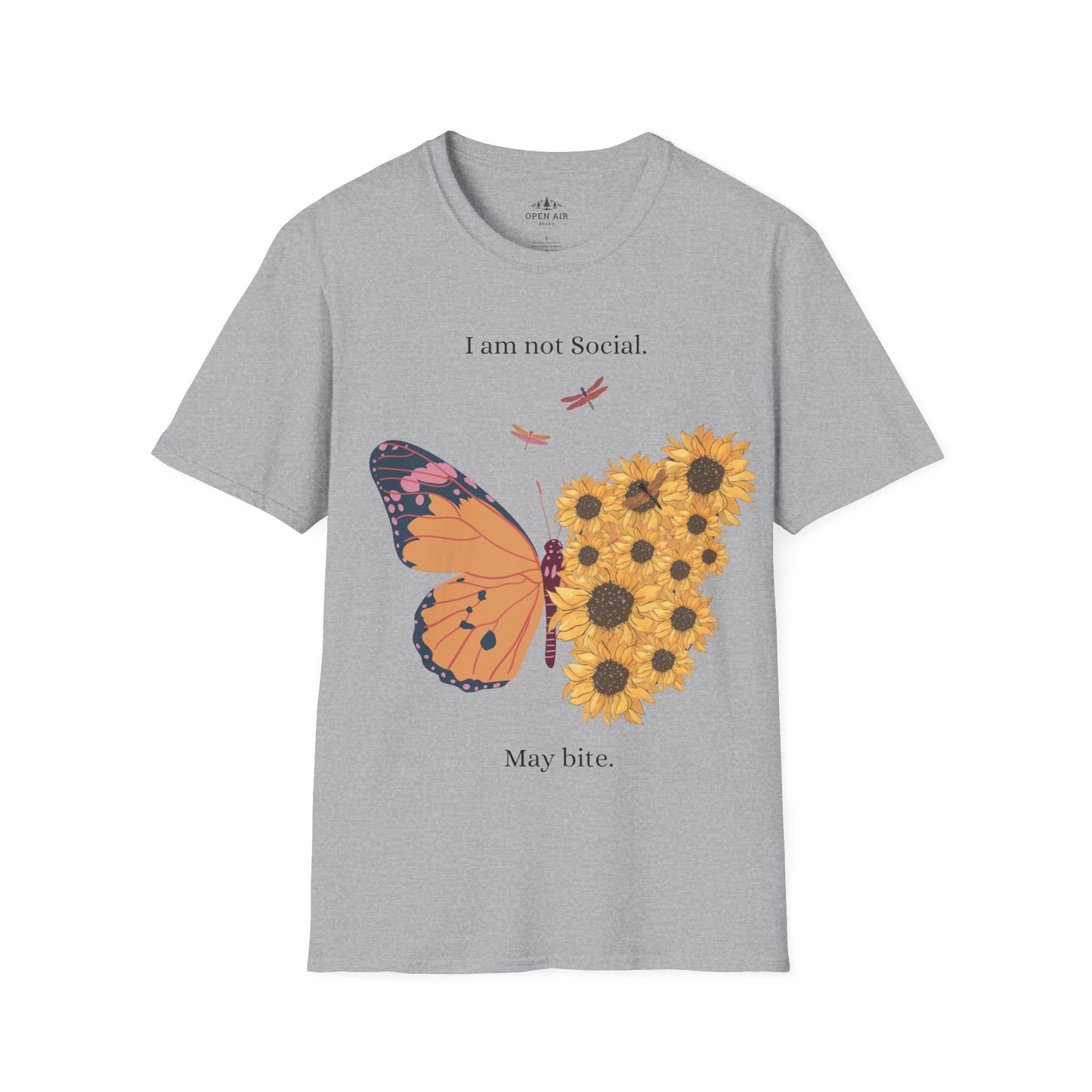 Not Social May Bite T-Shirt