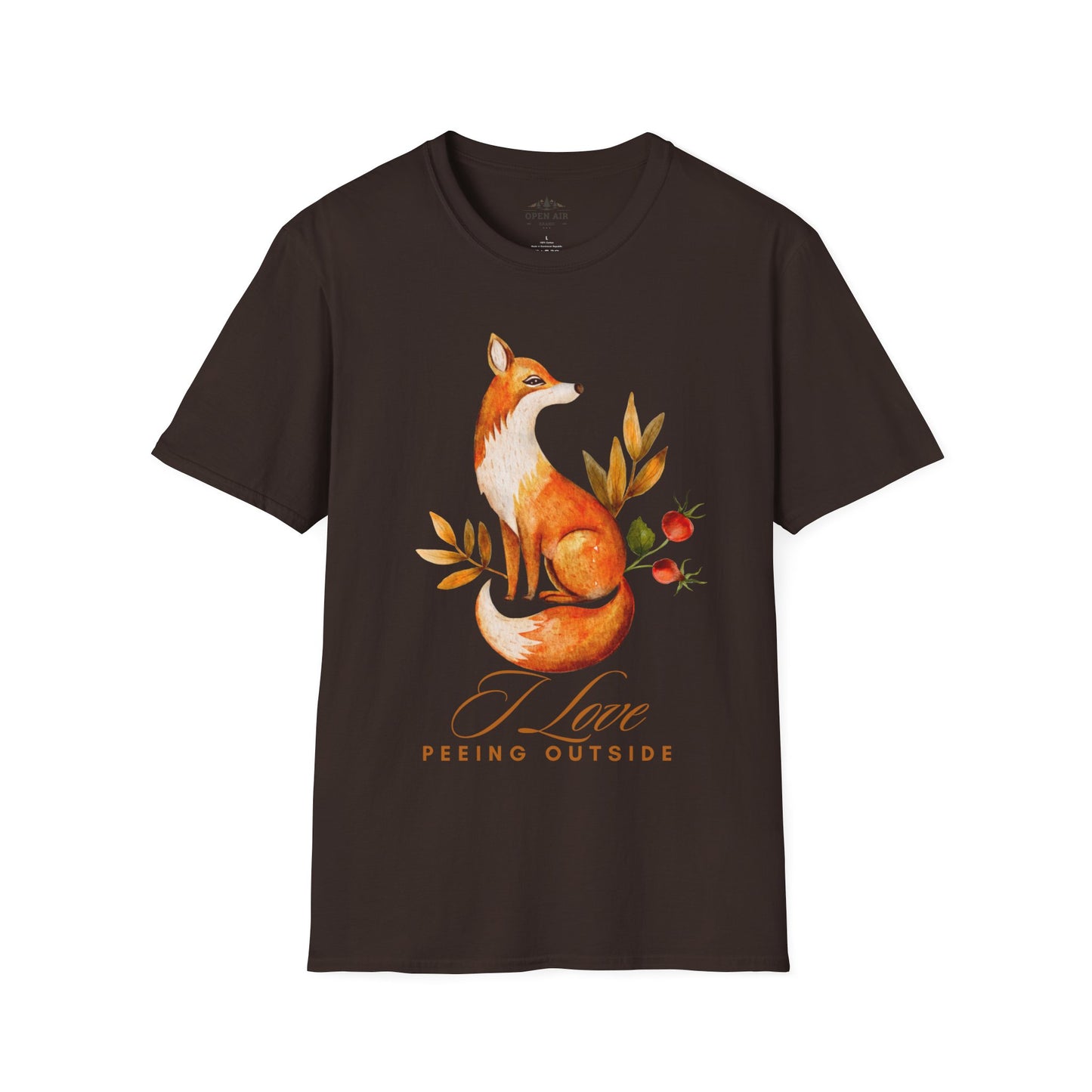 I love Peeing Outside Fox T-Shirt