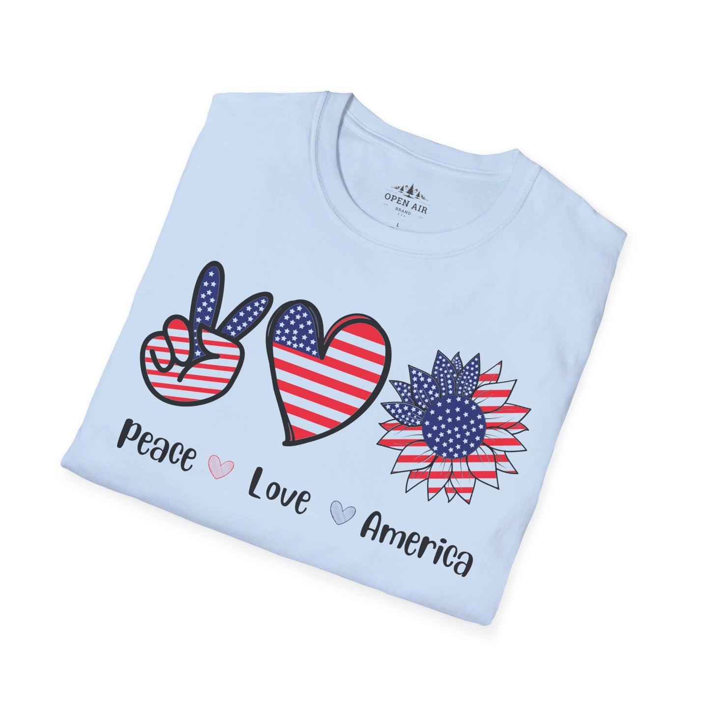 Peace Love America T-Shirt