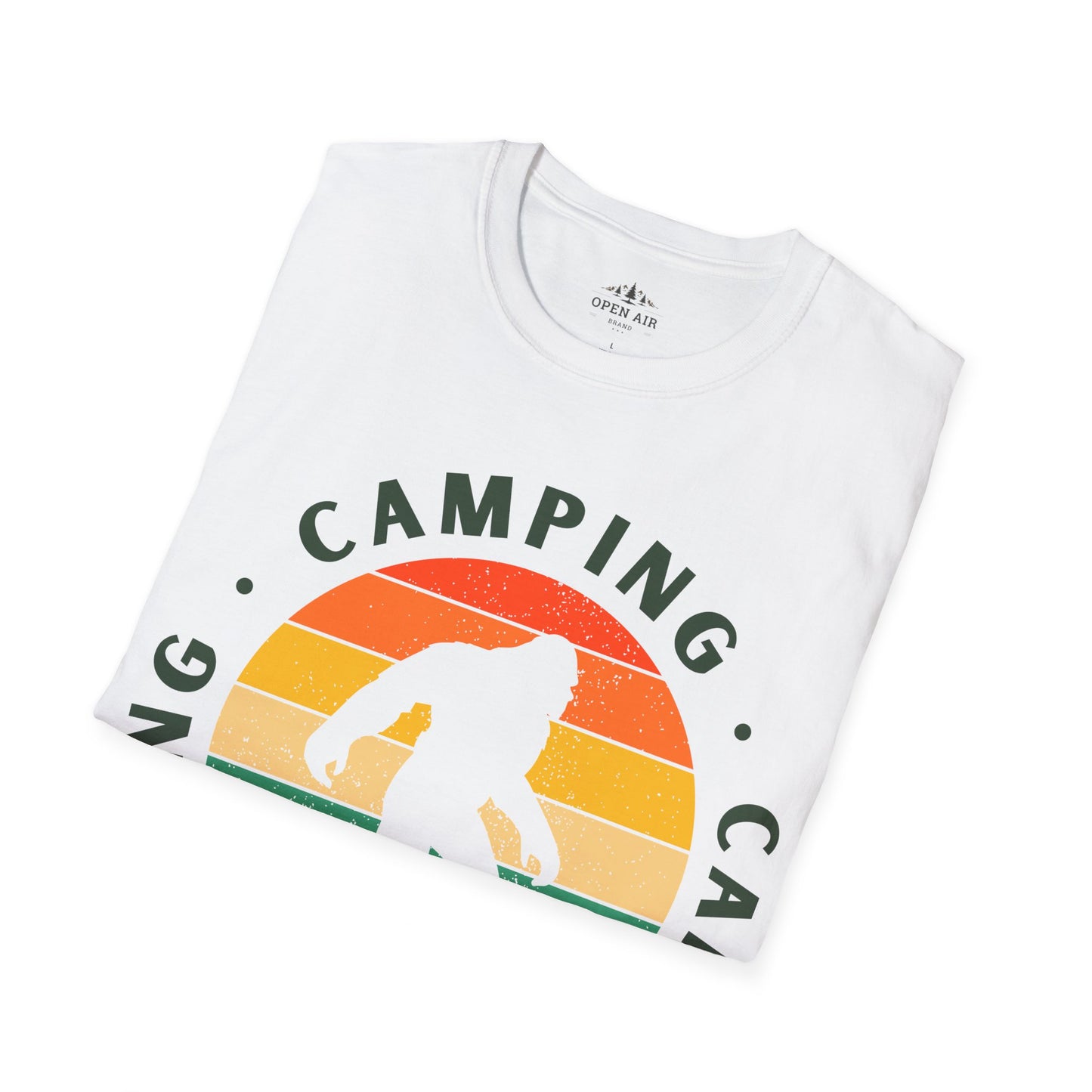 Camping Bigfoot T-Shirt